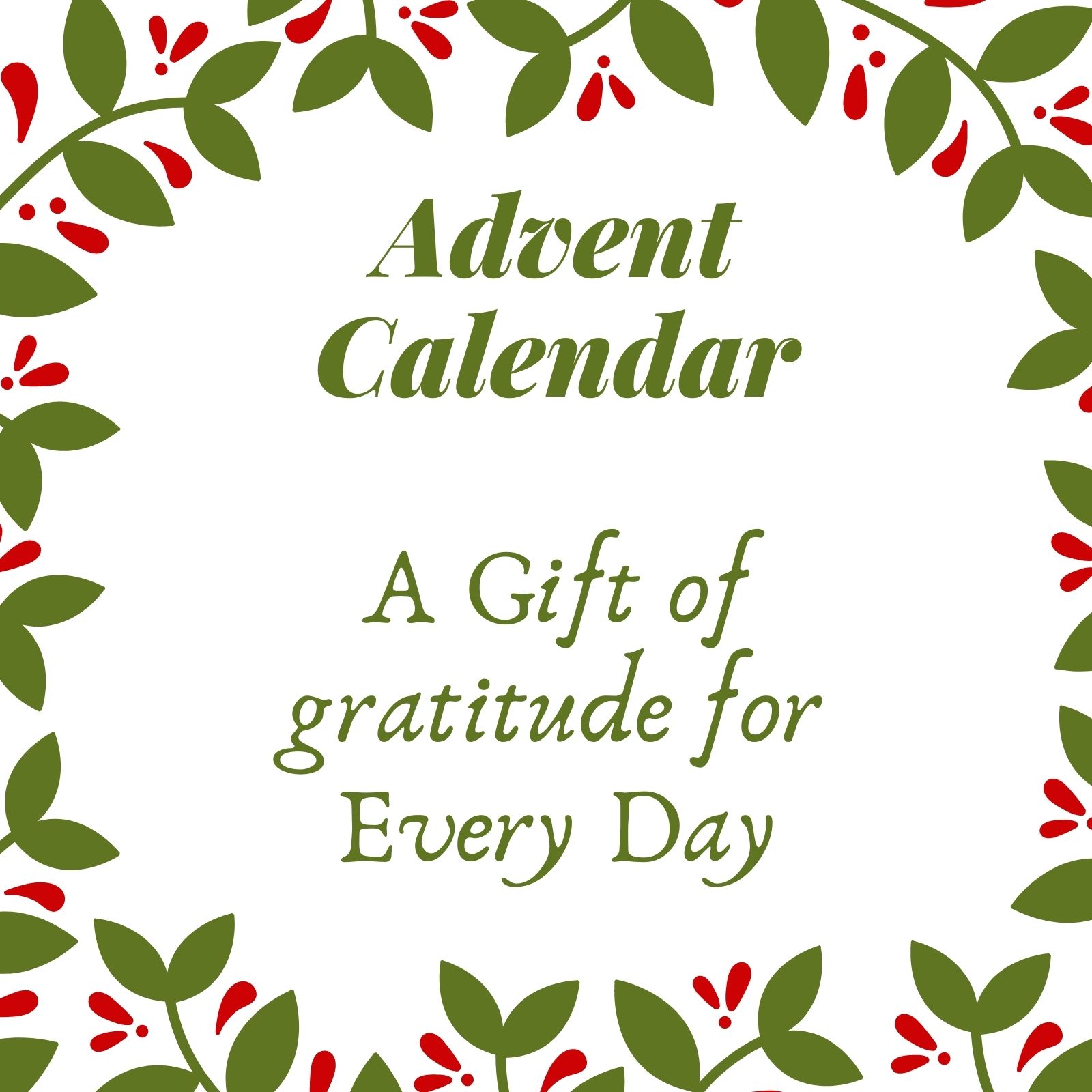 Spiritual Advent Calendar