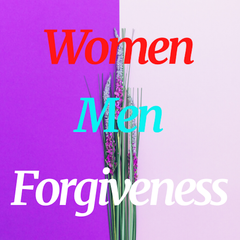 Women Men Forgiveness
